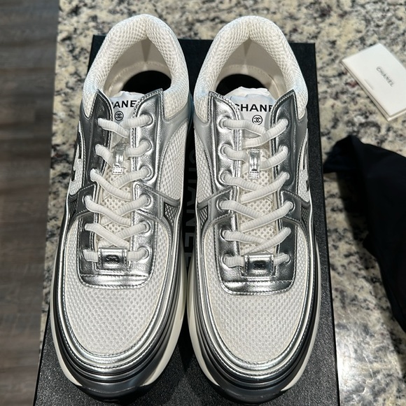 Silver Chanel Runners never worn - Picture 7 of 9